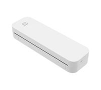 HOARLICN Mini stampante termica, 26,5 x 8 x 4,8 cm, 2600 mAh/7,4 V, 0,6 kg, con carta da stampa, adattatore Mac, cavo USB, 2 batterie al litio per famiglie, uffici, supermercati