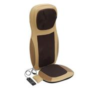 HOARLICN Shiatsu, massaggiatore per tutto il corpo, 60 x 71 cm, 70 W, 60 kg, con 3 livelli di potenza, 3 tecniche di massaggio con bruciore, caldo sulla schiena (beige)