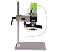 HOARLICN Taglierina per bottiglie da 24 V, 150 W, per bottiglie di vetro, elettrico, 6000 giri/min, con regolazione Seven Speed, base rettangolare, bottiglia 0-360°