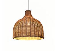 HOAYCNYJ Lampada A Sospensione In Rattan In Stile Boho, Illuminazione Creativa Pastorale, Luci Decorative A Sospensione Per Bar E Ristoranti, Apparecchi Illuminazione Da Soffitto Per Soggiorno E Studi