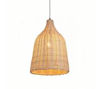 HOAYCNYJ Lampadario In Rattan Artistico Per Isola Cucina, Paralume Creativo In Rattan Intrecciato A Mano, Lampadario Decorativo Per Ristorante, Apparecchi Di Illuminazione Da Soffitto In Vimini
