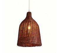 HOAYCNYJ Lampadario In Rattan Artistico Per Isola Cucina, Paralume Creativo In Rattan Intrecciato A Mano, Lampadario Decorativo Per Ristorante, Apparecchi Di Illuminazione Da Soffitto In Vimini