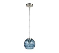 Hobaca® E27 Vetro Blu Nordico Moderno Lampada A Sospensione Lampada Da Cucina Sala Da Pranzo Sospensione Soggiorno