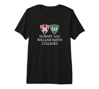Hobart & William Smith Colleges Combined Logo Mark HWSC Maglietta Premium