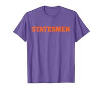 Hobart & William Smith Colleges Hobart Statesmen Text Logo Maglietta