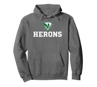 Hobart & William Smith Colleges William Smith Herons Felpa con Cappuccio, Unisex per Adulti, Asfalto, L