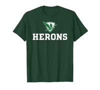 Hobart & William Smith Colleges William Smith Herons Maglietta, Uomo, Verde Foresta, 3XL