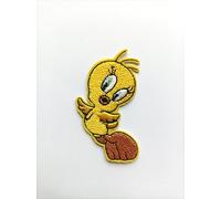 Hobbies and patch toppa termoadesiva canarino giallo Titti personaggio cartone animato vintage da stirare o cucire decorazione zaino felpa maglia borsa giacca jeans grembiule