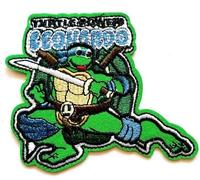 Hobbies and patch toppa termoadesiva Leonardo tartarughe ninja mutante cartone animato da stirare o cucire decorazione zaino felpa maglia borsa giacca jeans grembiule