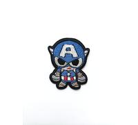 Hobbies and patch toppa termoadesiva ricamata america supereroe supereroi bene male buono cattivo baby da stirare o cucire decorazione zaino felpa maglia borsa giacca jeans grembiule bambino