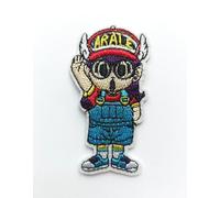 Hobbies and patch toppa termoadesiva ricamata Arale piccola cartone animato anime manga da stirare o cucire decorazione zaino felpa maglia borsa giacca jeans adulto bambina bambino