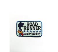 Hobbies and patch toppa termoadesiva ricamata badge uccello beep veloce blu nemico coyote vintage personaggio cartone animato da stirare o cucire decorazione zaino felpa maglia borsa giacca jeans