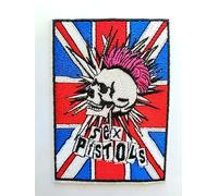 Hobbies and patch toppa termoadesiva ricamata band gruppo musicale heavy metal punk rock pistols badge da stirare o cucire decorazione zaino felpa maglia borsa giacca jeans adulto ragazzo