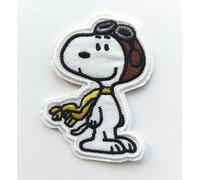 Hobbies and patch toppa termoadesiva ricamata cane peanuts astronauta aviatore cucire decorazione zaino felpa maglia borsa giacca jeans grembiule adulto bambino bambina