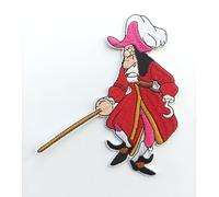 Hobbies and patch toppa termoadesiva ricamata capitan personaggio avventure cartone animato da stirare o cucire decorazione zaino felpa maglia borsa giacca jeans grembiule bambino bambina