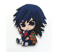 Hobbies and patch toppa termoadesiva ricamata Demon demone lama Kimetsu piccolo personaggio manga da stirare o cucire decorazione zaino felpa maglia borsa giacca jeans giubba uomo donna