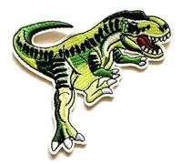 Hobbies and patch toppa termoadesiva ricamata dinosauro Tirannosauro T-rex Tyrannosaurus rex da stirare o cucire decorazione zaino felpa maglia borsa giacca jeans grembiule bambino