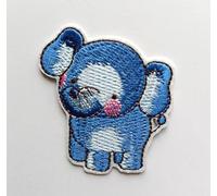 Hobbies and patch toppa termoadesiva ricamata elefante elefantino animale savana da stirare o cucire decorazione zaino felpa maglia borsa giacca jeans astuccio grembiule bambina bambino