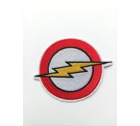 Hobbies and patch toppa termoadesiva ricamata flash veloce supereroe supereroi bene male buono cattivo da stirare o cucire decorazione zaino felpa maglia borsa giacca jeans grembiule bambino