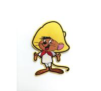 Hobbies and patch toppa termoadesiva ricamata gonzal topo veloce messicano Messico personaggio cartone animato vintage da stirare o cucire decorazione zaino felpa maglia borsa giacca jeans applique