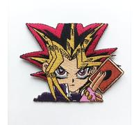 Hobbies and patch toppa termoadesiva ricamata Muto anime yu-gi da stirare o cucire decorazione zaino felpa maglia borsa giacca jeans adulto bambino