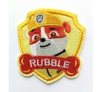 Hobbies and patch toppa termoadesiva ricamata pat rubble cagnolino paw cuccioli cucciolo cartone animato da stirare o cucire decorazione zaino felpa maglia borsa giacca jeans grembiule bambino badge