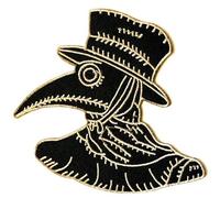Hobbies and patch toppa termoadesiva ricamata personaggi horror plague peste corvo dottore da stirare o cucire decorazione zaino felpa maglia borsa applique