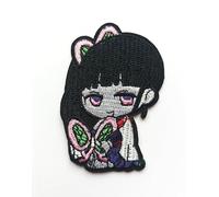 Hobbies and patch toppa termoadesiva ricamata personaggio manga Kimetsu Demon S demone lama da stirare o cucire decorazione zaino felpa maglia borsa giacca jeans giubba uomo donna
