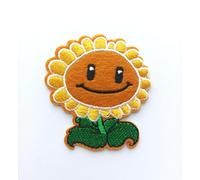 Hobbies and patch toppa termoadesiva ricamata personaggio pianta girasole famoso videogame da stirare o cucire decorazione zaino felpa maglia borsa giacca jeans adulto bambino