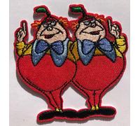 Hobbies and patch toppa termoadesiva ricamata Pinco Panco e Panco Pinco Dee Dum meraviglie da stirare o cucire decorazione zaino felpa maglia borsa giacca jeans giubba applique