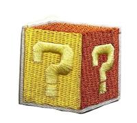 Hobbies and Patch toppa termoadesiva ricamata punto interrogativo Mario Luigi videogame da stirare o cucire vintage