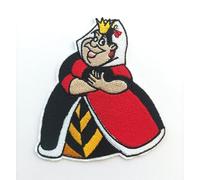 Hobbies and patch toppa termoadesiva ricamata regina di cuori figura intera meraviglie cartone animato da stirare o cucire decorazione zaino felpa maglia borsa giacca jeans grembiule bambino bambina