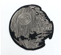 Hobbies and patch toppa termoadesiva ricamata stazione orbitale Death navicella stellare spaziale famosa vintage da stirare o cucire decorazione zaino felpa maglia borsa giacca jeans adulto bambino