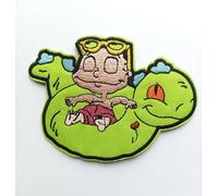 Hobbies and patch toppa termoadesiva ricamata Tommy e Reptar personaggi vintage cartone animato da stirare o cucire decorazione zaino felpa maglia borsa giacca jeans grembiule applique