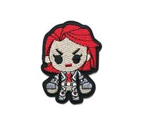 Hobbies and patch toppa termoadesiva ricamata vedova nera black widow supereroe supereroi bene male cattiva da stirare o cucire decorazione zaino felpa maglia borsa giacca jeans grembiule bambino