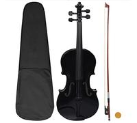 Hobbies & Creative Arts - Arte e intrattenimento - Violino completo con arco e mentoniera nero 4/4