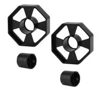 HOBBIESAY 1 dispenser per nastro adesivo da scrivania, accessori per nastri in plastica nera, dispenser di nastro di ricambio per negozio, ufficio, casa, scuola, 18,5 x 26,5 x 10,5 mm