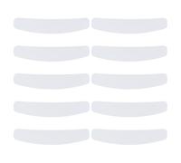 HOBBIESAY 10 inserti bianchi di ricambio per colletto della camicia del clero, inserti in plastica per colletto da sacerdote, per uomini e donne, accessorio per colletto, 16,1 x 3,2 cm