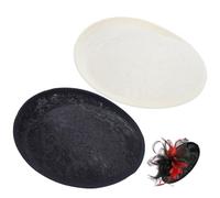 HOBBIESAY 2 cappellini in tessuto di colori misti per realizzare cappelli da chiesa per feste e matrimoni