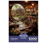 Hobbit Style Cottage Puzzle Impossibili 1000 Pezzi Interesting Decorazione Per La Casa. Rilassamento E Intelligence Per Adulti E Ragazzi Da 14 Anni 70x50cm/1000pcs