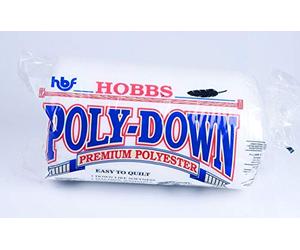 Hobbs 90 x 274,3 cm Queen Polydown battitore, Bianco
