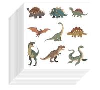 Hobbspring 180 adesivi a forma di dinosauro, 90 x 90 mm, carta autoadesiva, impermeabili, per scrapbook calendario, diari, sacchetti regalo, decorazione