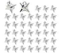 Hobbspring 40 ciondoli a forma di martello di meteorite 3D con ciondolo a forma di stella del mattino, per la creazione di gioielli, collane, orecchini, bracciali, fai da te