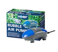 Hobby 00691 Bubble Air Pump 150/80-150 l, Pompa ad Aria per Acquario, Grigio-Blu