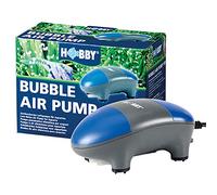 Hobby 00692 Bubble Air Pump 300/100-300 l, pompa ad aria per acquario, grigio-blu