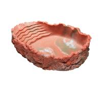 Hobby Abbeveratoi L 550 ML Rosso Terrario Ciotola Acqua Rettili Decorazione