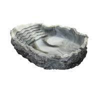 Hobby Abbeveratoi L, 550ml Marmorizzato Terrario Ciotola Acqua Rettili Lucertole