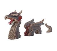 Hobby Acquario I Red Dragon 1 I 20 x 9,5 x 11,5 cm, Decorazione per acquari