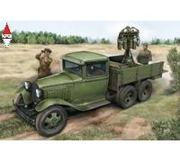 HOBBY BOSS 1/35 GAZ-AAA WITH QUAD MAXIM AA GUN