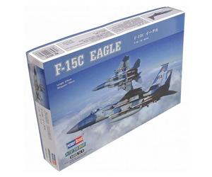 Hobby Boss 80270 Aeromodello F-15C Eagle Kit plastica, Scala 1:72